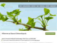 Tablet Screenshot of hausarzt-schneverdingen.de